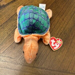 MINT CONDITION Vintage TY Beanie Baby Turtle Peekaboo 2000